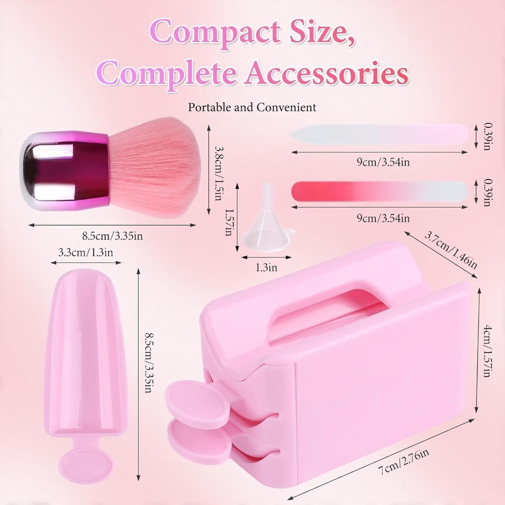 Pink Dip Powder Tray System - Picture 3 of 7